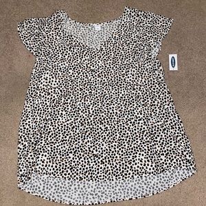 Old Navy Cheetah Blouse